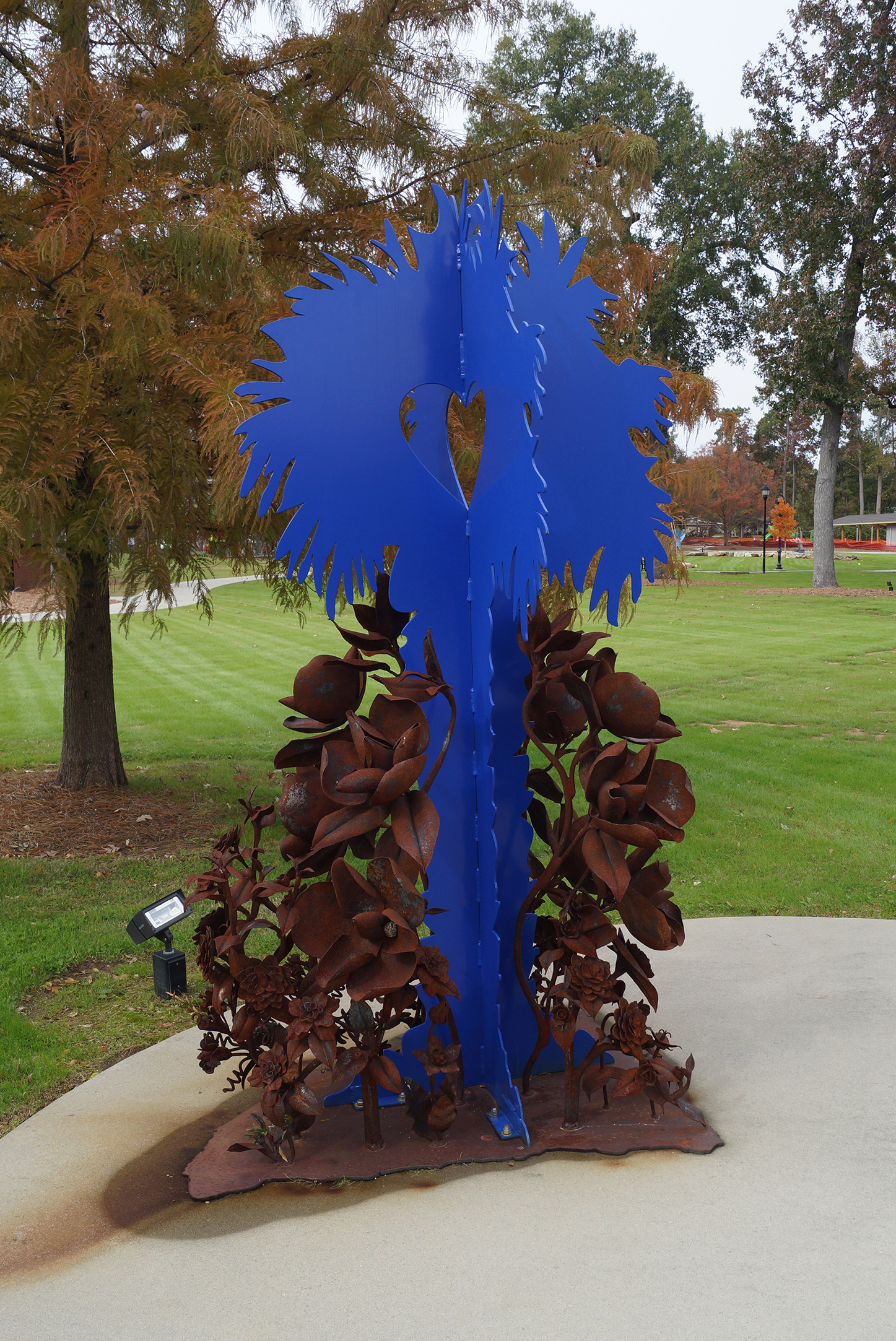 Palmetto with Flowers by Jamie von Herndon, 2016